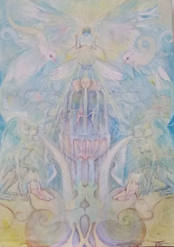 Divine Wisdom like water on earth
